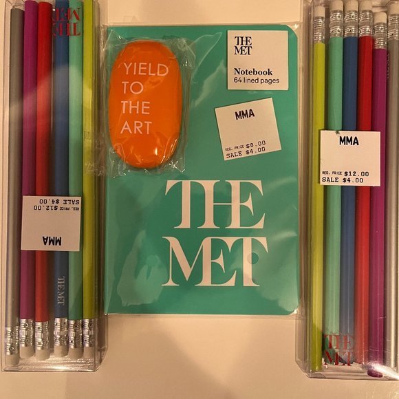 Metropolitan Museum of Art Other - Metropolitan Museum of Art Notepad, Pencils and Eraser‎ (New) (h/s/x)